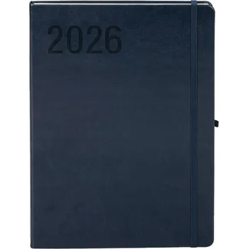Kalendář Knižkový kalendář pro podnikatele 2026 A4 Antra modrý
