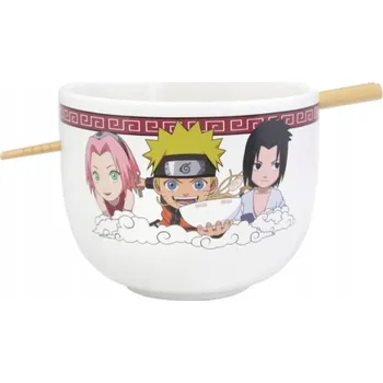 Talíř Naruto Shippuden Miska na Ramen s Hůlkami Tým Sedm 414 ml