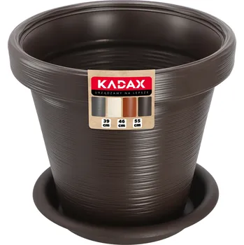 Květináč Hnědý plast Květináč Kadax 55 cm x 55 x 48 cm
