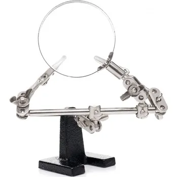 Páječka Kraft&Dele KD10454, Pájecí držák | třetí ruka s lupou