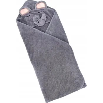 Osuška S KAPUCÍ PRO MIMINKA 80x80, pončo z mikrovlákna