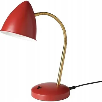 Lampička IKEA ISNALEN LED Stolní lampa červená / mosaz