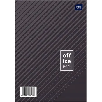 Blok na poznámky, kancelářský notes, linkovaný (mřížka) A4, 50 listů