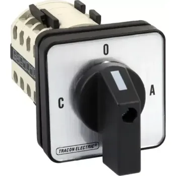 přepínač Voltmetrový vačkový přepínač fázového napětí Tracon TKU-F (Tracon TKU-F)