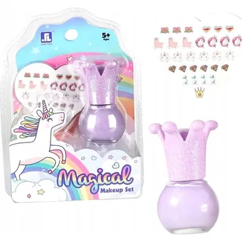 Přípravek na nehty Laky na nehty pro holčičku, samolepky, kosmetika, den dívek