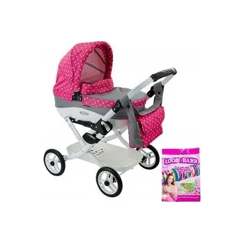 Kočárek pro panenku Kočárek pro panenky ADBOR LILY + Lc-08