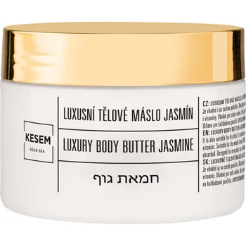 Tělové mléko KESEM Dead Sea KESEM Luxusní tělové máslo jasmín 350 ml Hydratační tělové máslo s jemnou vůní jasmínu