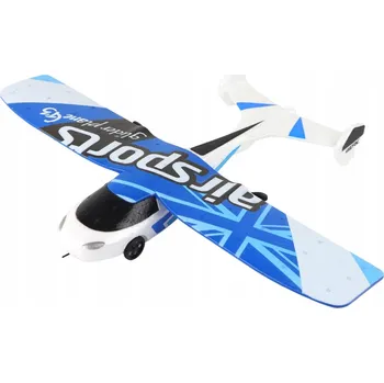 autíčko RC Letadlo 4D-G3, Světla, Bílé/Modré