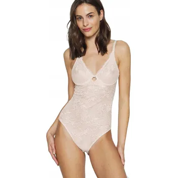 Dámské spodní prádlo T109 Triumph Amourette Charm BS body krajkové, s měkkou výztuží, ecru 75B