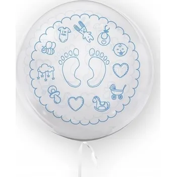 Balónek Balón Tuban Nohy 45 cm bílo-modrý