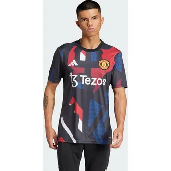 Fotbal ADIDAS Předzápasový dres Manchester United 24/25 XS BÍLÁ|ČERNÁ|ČERVENÁ