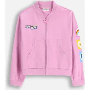 Dívčí mikina Rozepínací Mikina pro dívky růžová velikost 110 Coccodrillo WC5