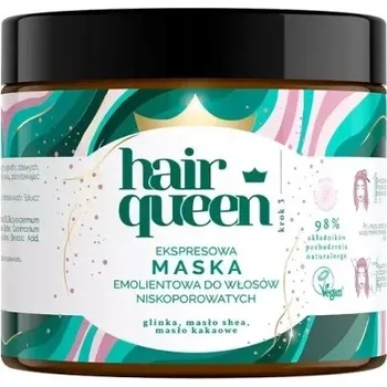 Vlasová regenerace Hair Queen 400 ml emoliční maska na vlasy s nízkou porozitou