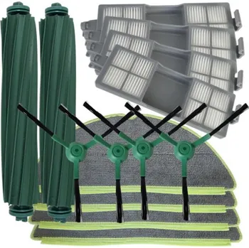 Sada příslušenství pro robotický vysavač 14ks Kartáče, mopy a HEPA filtry pro iRobot Roomba Combo 205 DustCompactor sada