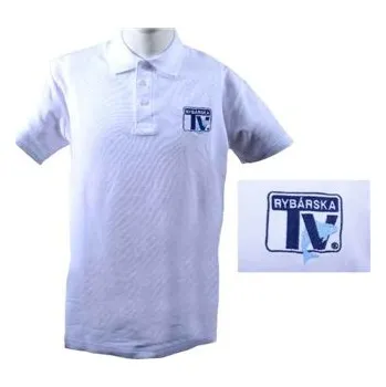 Pánské tričko Polokošile bílá RYBÁŘSKÁ TV, XXL
