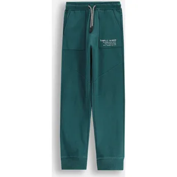 Chlapecké tepláky zelené Joggery 128 Coccodrillo WC5