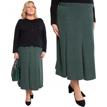 Dámská sukně Sukně rozšířená midi velikost 60/62