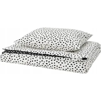 Povlečení IKEA BJORKGRAMAL Povlečení 150x200 a povlak na polštář 50x60 s puntíky