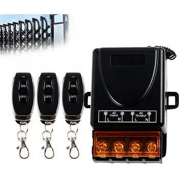 IP kamera Bezdrátový spínač 30A pro dálkové ovládání světel v domácnosti 230V