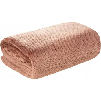 deka Žakárová deka z mikrovlákna Ricky1, pudrová, 150x200 cm