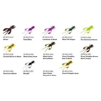 Umělá nástraha Dipované umělé nástrahy Real Craw 2-48mm 7ks Green Pumpkin Seed