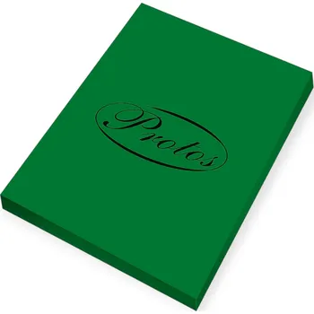 Barevný papír Kancelářský papír tmavě zelený A4 160g 50 listů