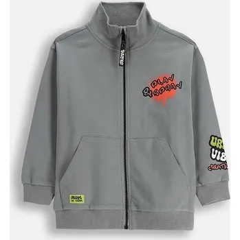 Chlapecká mikina Mikina Coccodrillo ZC5132201SBK šedá 09X, vel. 104