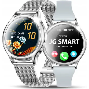 Hodinky Chytré Hodinky JG Smart dámské JGR 39 stříbrné