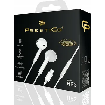 Sluchátka Sluchátka do uší PrestiCo HF3