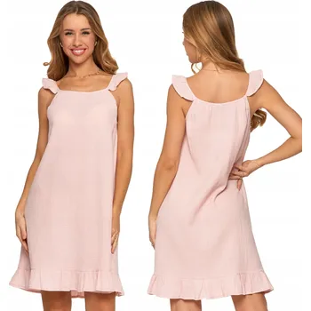 Dámská noční košile Dámská košile Moraj PDK3800-006 s ramínky nad kolena noční velikost XL