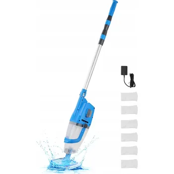 Zabezpečení domácnosti VEVOR Odkurzacz Basenowy 100L/MIN Bezprzewodowy Z Drążkiem Przedłużającym