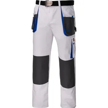 Pracovní obuv Pracovní kalhoty do pasu bílé Classic white 44