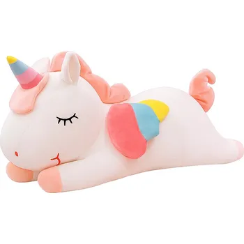 plyšák Dlouhý jednorožec PLYŠÁK 100 cm