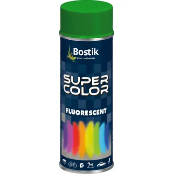 Barva ve spreji Lak Bostik Super Color zelený 400 ml