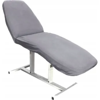 Prostěradlo Froté prostěradlo Potah na kosmetické křeslo TMAVĚ ŠEDÝ OCEL 60x190cm