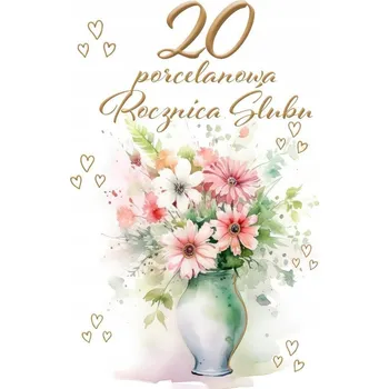 Přání k 20. výročí svatby Trend