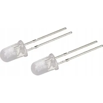 Polovodič LED dioda 5mm 15° čirá zelená