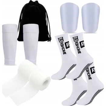 Pánské ponožky FOTBALOVÝ SET CHRÁNIČE 10x6 cm PÁSKY PONOŽKY 34-38