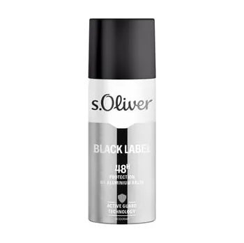 Pánský parfém s.Oliver Black Label 48h Deodorant ve spreji 150 ml