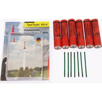 RC model ostatní Klíma raketový motor A6-4 6 ks