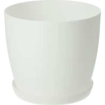 Květináč Obal Na Květináč 28 plast bílý