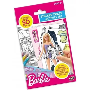 Panenka Barbie Bladez Kreativní sada s nálepkami