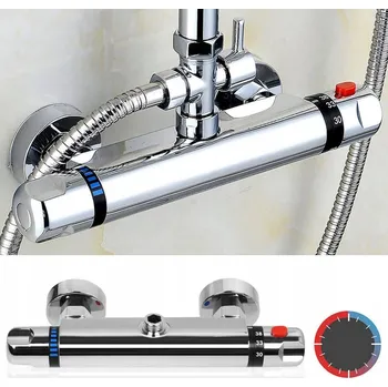 Vodovodní baterie TERMOSTATICKÁ SPRCHOVÁ BATERIE SPRCHOVÁ TERMOSTATICKÁ BATERIE CHROM