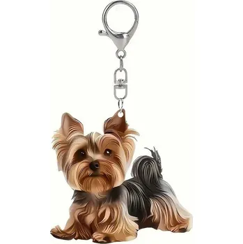 Přívěsek na klíče s jorkšírem