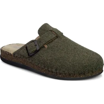 Pánské pantofle Sanofit U888 domácí pantofle pánské olivově zelená Velikost: 42