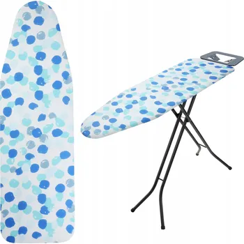 Žehlicí prkno KADAX POTAH NA ŽEHLICÍ PRKNO S NAPÍNACÍ ŠŇŮRKOU 126x45 cm - VZOR TEČKY