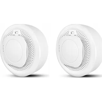 Hlásič požáru 2x Chytrý detektor kouře ZigBee Tuya s alarmem