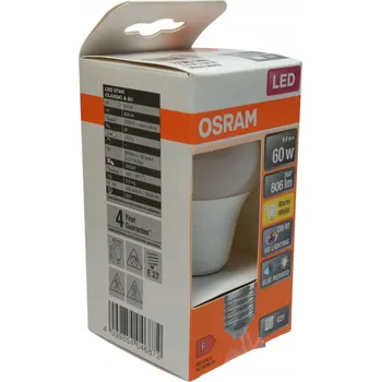 Žárovka LED žárovka Osram E27 9,4 W 806 lm teplá bílá