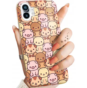 Pouzdro na mobilní telefon Zadní Kryt Hello Case pro Nothing Phone 1 béžový