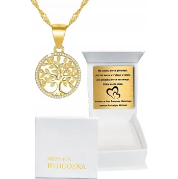Náhrdelník STŘÍBRNÝ NÁHRDELNÍK STROMEK ŽIVOTA GRAVÍROVÁNÍ